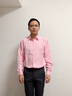 帝创者长袖衬衫男二件装商务休闲纯色春季修身衬衣男时尚上衣男装 黑色+深蓝色 XXL 实拍图