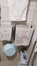 优勤（YOUQIN）卫生间置物架浴室厕所折叠脏衣篮免打孔壁挂式洗衣机收纳用品大全 脏衣篮大号+特大号-白灰色 晒单实拍图