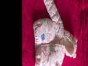婧麒（JOYNCLEON）儿童棉服男女童装宝宝秋冬季婴儿衣服棉服加厚外出棉袄加绒外套 白色恐龙 120cm 实拍图
