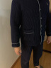 从心睡衣男冬季纯棉夹层保暖家居服男士睡衣春秋夹棉加厚长袖睡裤套装 N 94616 XL 男 (高175-180重140-160斤) 实拍图