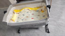 泰美高（Trimigo）折叠婴儿床多功能儿童拼接大床便携式可移动宝宝睡觉小户型BB床 尿布台+蚊帐+床垫凉席+头枕-浅灰 晒单实拍图