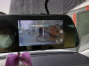 凌度行车记录仪前后双录高清夜视  智能后视镜流媒体停车监控倒车影像 标配:新升级4.3英寸+单镜头+32G 实拍图