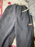 猫霓加绒裤子男冬季潮流宽松保暖束脚工装裤加厚九分运动休闲卫长裤 深灰+黑色-加绒加厚 M【建议体重80-100斤左右】 实拍图