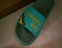 CHACEPOT儿童拖鞋男童女童夏天室内居家软底防滑洗澡家用外穿中大童凉拖鞋初高中学生 绿色 36-37码【适合35-36脚穿】 实拍图