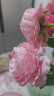 花艺赫家饰牡丹仿真花绢花室内假花干花玫瑰花花束餐桌花摆设客厅装饰花摆件 粉色西洋玫瑰【5支】 实拍图