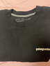 巴塔哥尼亚（Patagonia）男女士情侣款Logo混纺棉加绒加厚套头卫衣P-6UprisalCrew 39657 BLK M 实拍图