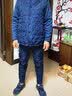 南极人（Nanjiren）中老年保暖内衣男加绒加厚加大码秋冬季羊羔绒舒适保暖开衫套装 女士-豆沙红【上衣+裤子】 4XL (大码) 实拍图