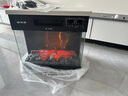 先锋（SINGFUN）壁炉取暖器家用石墨烯暖风机电暖器仿真火焰电暖气节能电热风机语音智能遥控定时多功能欧式电火炉 【白色+黑色】DBL-G2R 实拍图