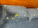 百丽丝水星家纺出品枕头套纯棉枕套一对枕巾单人枕头罩枕套48x74cm 实拍图