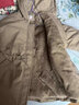 啄木鸟（TUCANO）妈妈冬装外套2025新款中老年女秋冬羽绒棉服中长款加绒加厚派克服 卡其色（急件慎拍，年后发） 2XL (可穿105-120斤) 实拍图