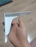 嘉顺迪不锈钢三角支架墙上固定木板托承重一体成型直角悬空墙上三角托架 加宽重型白色（14cm一支价） 实拍图
