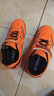 回力童鞋儿童足球鞋2025春季新款男童碎钉软底防滑训练鞋学生运动鞋 桔黑 34码 内长约22.5cm 实拍图
