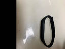 例米小米手环2腕带小米MI手环二代非原装手环配件多彩硅胶防水表带 适用小米智能运动替换腕带 黑色 实拍图