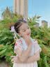 迈米德汉服头饰女儿童古代发卡宝宝古风头花小女孩发带发夹女童古装发饰 绿色蝶舞一对 实拍图