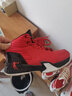 乔丹QIAODAN男鞋磨砺篮球鞋秋季新品高帮皮面减震耐磨球鞋 极光红黑色(高帮加绒) 40 实拍图