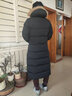 君羽反季羽绒服女过膝长款800高蓬白鹅绒加厚时尚狐狸真毛领鹅绒服女 黑色 800蓬90白鹅绒 L 充绒量303g 实拍图