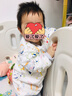 良良（liangliang）婴儿睡袋夏季空调房防踢被宝宝纯棉可拆袖儿童睡袋 雨林蓝·春秋款【适合20-25℃】 S（建议身高60-75cm） 实拍图