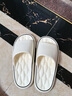 防臭拖鞋男士秋季新款室内家居浴室洗澡防滑情侣款踩屎感凉拖鞋男 黑色一双装 40-41 【适合39-40脚】 实拍图