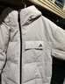 adidas 570蓬双面穿保暖连帽鸭绒羽绒服男女同款阿迪达斯轻运动 米色 M 实拍图