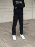 顶峰保罗（Dingfengbaoluo）垂感西装裤子男秋冬季加绒加厚宽松阔腿休闲裤C58JR黑色L 实拍图