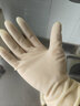 巧姨灵巧型贴手高弹家务手套厨房洗碗家政清洁女耐磨乳胶牛筋橡胶耐用 本色3双 L大码 实拍图