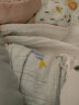 十月结晶单层印花肚围2条装0-6个月宝宝护肚印花棉肚围新生儿护脐带蓝色 实拍图