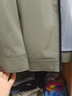 雅鹿行政夹克男春秋季棒球领商务休闲爸爸装外套中老年男装纯色上衣服 卡其 2XL (185) 【推荐145-165斤】 实拍图