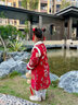 安妮优儿汉服女童拜年服2025新款儿童过年服冬装旗袍秋冬季新年衣服中国风 红色【送同款暖手宝】 110 实拍图