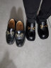 百丽乐福鞋女专柜同款黑色牛皮粗跟单鞋Z1R1DAA3预售 黑色 36 实拍图