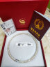 中国黄金（CHINA GOLD）淡水珍珠项链妈妈款素珠锁骨链母亲节生日礼物送女友实用 （百里挑一）珍珠素链-7-8mm 实拍图