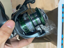 全金属纺车轮路亚渔轮远投专用鱼轮大全正品钓鱼轮子海竿海杆矶钓 墨绿左右手互换纺车轮（2500型） 实拍图