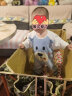 童泰四季18月-6岁婴儿男女套头连体衣TS33J324 蓝色 90cm 晒单实拍图