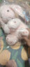 快乐音符会说话的毛绒玩具兔子唱歌学舌小狗玩偶拍手动耳儿童电动公仔礼物 2032粉色兔子 USB充电版 实拍图