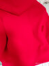 真维斯童装男童新年卫衣加绒2024新款女童保暖衣服洋气秋冬款红色儿童套头衫 红/龙年 130 实拍图