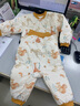 舒贝怡儿童套装婴儿衣服秋冬宝宝分体棉袄女男童保暖棉衣两件套森林100 实拍图