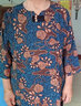 音藻老人衣服女60到70一80岁老年人衣服奶奶款夏装服装夏天老太太套装 花色六【中袖T恤+9分裤子】套装 4XL 【135斤-145斤】 实拍图