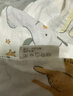 全棉时代纯棉新生婴儿连体衣服新款抗菌纱布宝宝春夏满月服和袍 云中游乐园【四季款】 66cm （3-6个月） 实拍图