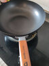 珍珠生活（Pearl Life）日本进口加厚铁锅单面凹凸不易粘锅家用平底炒菜锅无涂层炒锅 实拍图