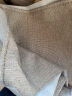 锦兔 半米价亚麻布料棉麻布老粗布沙发套面料沙发布料手工粗麻布料 棕白 晒单实拍图