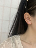 中国黄金足银耳钉女耳饰套装养耳洞棒防堵情人节新年礼物送女友老婆生日 【组合均为足银材质】 实拍图