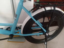 凤凰（Phoenix）儿童自行车凤凰儿童自行车10岁以上女童自行车6-10岁小学生自行车 顶配蓝丨一体轮+后座+减震+礼包 22寸【适合140-165cm】 实拍图