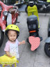 FILA斐乐专业轮滑护具儿童头盔自行车平衡车骑行防摔成人可调运动头盔 黄色 S(1-4岁 可调节) 实拍图