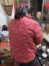 缇米媗小个子妈妈秋冬轻薄羽绒服外套中老年女大码洋气羽绒棉服短款棉袄 橘红色（白鸭绒38）现货直发 4XL 建议穿145-160斤 实拍图