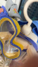 李宁（LI-NING）儿童泳镜男童女童防水防雾游泳镜专业高清潜水镜LSJR700-4蓝黄 晒单实拍图