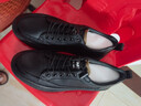 红蜻蜓男鞋春秋休闲皮鞋子男士板鞋潮流厚底户外运动鞋男WTA14154黑色43 实拍图