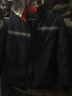 左斯客冬季工作服棉衣男不可拆卸加厚内胆棉服劳保服防寒服车间工程服 藏蓝 短款棉服  带反光条 170 120斤左右 实拍图