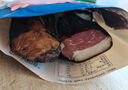 杨大爷柴火烟熏腊味四川风味特产咸肉五花川味腊肉1斤装500g 需烹饪食用 实拍图