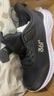 361°儿童运动鞋男童跑鞋秋冬密网轻便魔术贴女童皮革加绒保暖运动鞋 【四季密网】碳黑/银色 37 实拍图