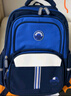 巴布豆小学生书包男3-4-6年级双肩背包男女1-3年级儿童书包英伦风学院 2116蓝色大号3-6年级 实拍图