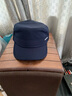 歌希尼尔帽子男秋冬鸭舌帽男士户外平顶帽军帽冬季女韩版夏季太阳帽遮阳帽 藏青色 S 56cm帽围适合54-56头围 实拍图